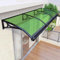 Aluminium-Vordertürvordach für den Außenbereich, wasserdicht, UV-/Schneeschutz, Veranda, Terrasse, Dachfenster, Vordächer