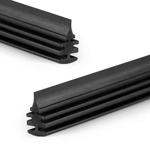 2 Pcs 28in Wiper Blade Refills, Windscreen Wiper Rubber Refill, Universal Frameless Wipers Rubber Strips, Front Rear Wiper Blades Refills Parts for Most Auto Vehicle Vans Trucks Buses