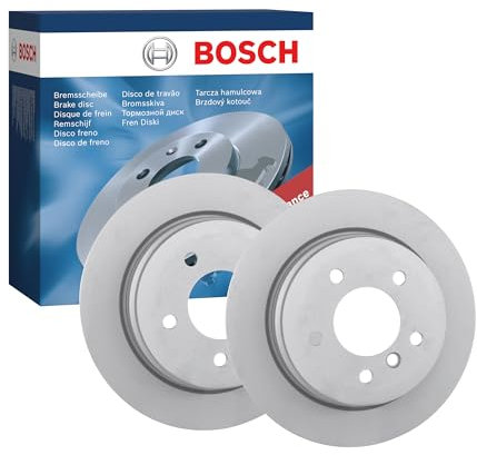 Bosch BD1141 Discos de freno, certificación ECE-R90, 1 juego de 2 discos