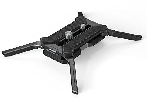 SMALLRIG Piastra a Sgancio Rapido per Arca-standard, Max. Carica 44,1 Libbre / 20 kg, Supporto Quadruplo Pieghevole per Obiettivi della Fotocamera Entro 5,9 Pollici / 15 cm - 3913