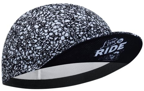 Cappellino Ciclismo Uomo in Poliestere - Berretto Sottocasco Traspirante con Protezione UV e Fascia Assorbente, Copricapo Sportivo per Bici da Corsa, Mountain Bike e Attività Outdoor(Unisex)