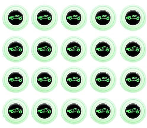 JGQFB 20 Stück Auto Stoßdämpfer Dichtungen für BMW F10 F11 F01 F02 F03 F04 F07 F06 F12 F13 F39 F48, Autotür Stoßdämpfer, Autotür Stoßdämpfendes, Autotürschutzaufkleber,Night Light 2