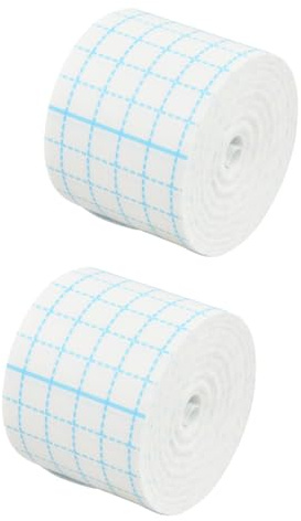 Culinavog 2 rullar vattentät tejp, fixeringstejp, töjbar, tatueringsfolie healing, hudskyddsbandage, självhäftande bandage för andra huden, sårförband, skyddssköld 5 CN x 10 m