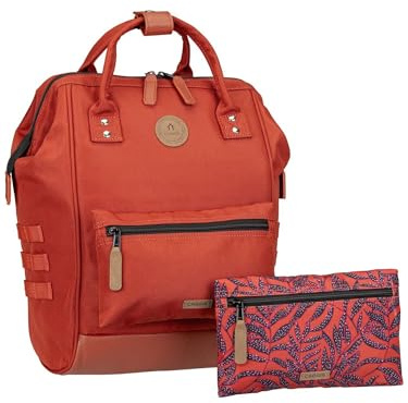 Cabaia Sac à dos étanche 12 l – Système Molle et design tendance pour hommes et femmes – Nylon robuste, confort rembourré – Idéal pour les voyages, l'école, le travail – Marron, Kaikoura, taille
