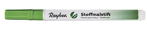 Rayher Pennarelli P.Stoffa, Punta Fine, Verde Chiaro, 3823511