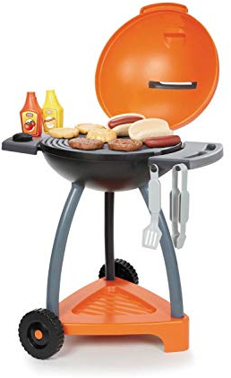 Little Tikes Sizzle 'n Serve Grill - Interactive Playset for Kids - With 12 Accessories and Wheels for Easy Moving