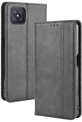 LEYAN Cover per Oppo Reno4 Z 5G(Oppo Reno 4Z 5G), Custodia Folio in Pelle Flip Wallet Libro Case con Portafoglio, Premium PU/TPU Magnetica Cover con Supporto di Stand/Carte Slot (Nero)
