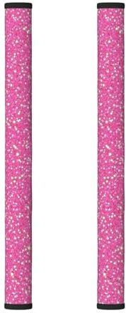 ZSUUGJ Copertura per maniglia della porta del frigorifero con glitter rosa scintillante, copertura per maniglia del frigorifero, maniglie lavabili per elettrodomestici da cucina, protezione decorativa