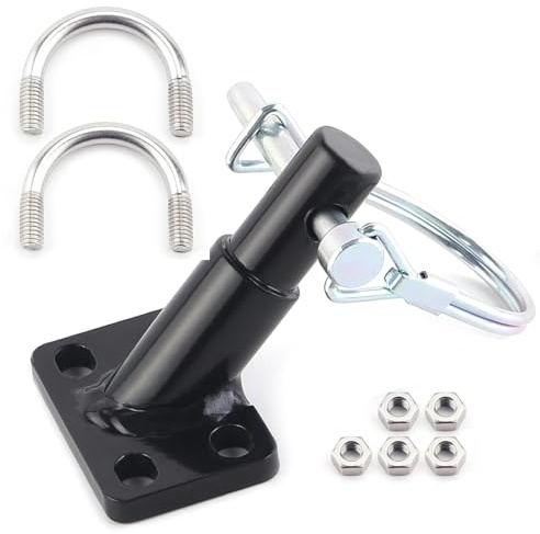 GREATRICH Gancio Traino Bici, Rimorchio Bici Bambini Adattatore Universale, Carrello Bicicletta Rimorchio, Gancio di Traino per Rimorchio Bicicletta, Fissaggio Sicuro con Perno, per Bambini, Cani