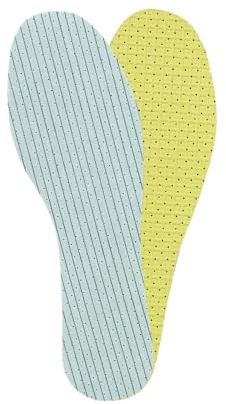 Kaps Double Latex Foam Layer Unisex Shoe Insoles Inserts Neutralizing Odours, Duo Latex, 36 EUR / 3 UK / Women, Multicolour