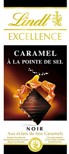 Lindt Excellence Noir Caramel à la pointe de Fleur de Sel - 100 g