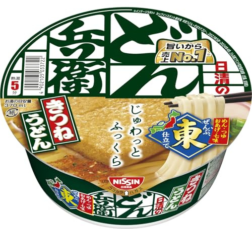 NISSIN Cup Noodles Donbe Kitsune Udon East Ramen 96g×12 Japan