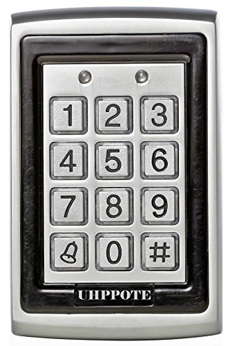 UHPPOTE 125Khz EM-ID Metal Case RFID Access Control Keypad With Back Light Support 500 User