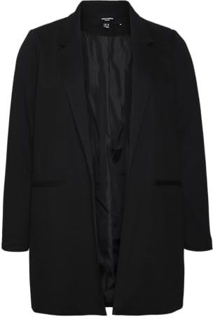 VERO MODA Femme Vmverina Long Noos Curve Blazer, Noir, 50 EU