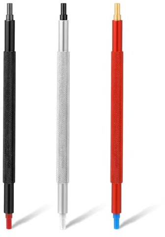 Mozeat Lens 3 Stück Zeigersetzer Uhrmacher Reparatur Werkzeug Uhrzeiger Entfernungshebel Uhrzeiger Presser Drücker Fitting Set Kit Uhren Werkzeug für Uhrenarmbandstifte
