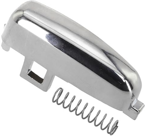 JoyousMall Interruttore a pulsante del freno a mano in lega per Opel per Opel per mokka 2012-2018, manopola di rilascio del freno di stazionamento in lega di zinco Sostituire OEM 42576667, argento