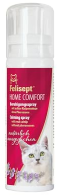Felisept Home Comfort Spray Calmante Per L'Ambiente 100 ml - Con erba gatta naturale senza feromoni gatto - Benessere E Relax Per Il Gatto - Spray calmante gatto - Tranquillanti gatto