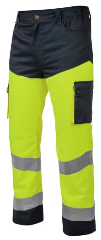 WüRTH MODYF Pantalon de travail haute-visibilité LUMEN jaune/marine - Taille XXL