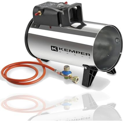 OISE ART STORE Trade Shop - Generatore di Aria Calda Riscaldatore A Gas Mobile Portatile Regolabile 18 Kw