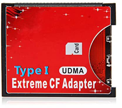 ChenYang Adaptador de Lector de Tarjetas de Memoria Compact Flash SD SDHC SDXC a CF Tipo I Compatible con convertidor de Tarjetas CF a SD de 16/32/64/128/256 GB