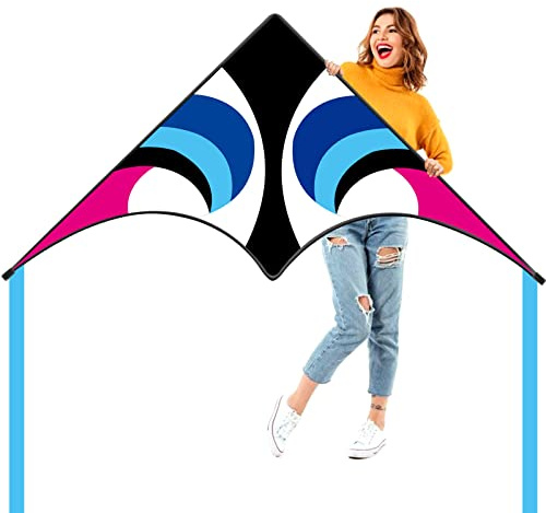 Single Line Kite for Adults & Kids Easy to Fly, Beach Kite for Beginner