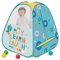 DQB DeQUBE Fisher Price Faltbares Kinderzelt mit Tiermotiv Dschungel, Maße 72 x 50 x 42 cm (Deqube 920D00174)
