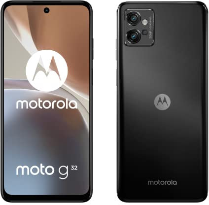 Motorola Moto G32 Dual-Sim 128GB ROM + 6GB RAM (GSM only | No CDMA) Factory Unlocked 4G/LTE Smartphone (Mineral Grey) - International Version (Renewed)