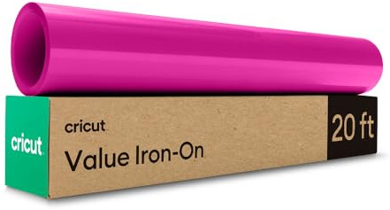 Cricut Vinilo Textil Turquesa - Rollo de HTV para Ropa y Proyectos de Bricolaje - 30.5 cm x 6 m (20 Pies)