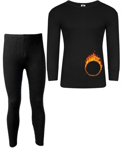 Molten Creek® Men's Thermal Underwear Set, Extra Warm Thermal, Top Bottom Long Johns Set, Vests & Trousers for Winter, Soft & Breathable, Super Stretchy