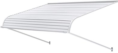 VEVOR Fenstermarkise 152,4x106,6x51 cm, Türvordach, leichte & stabile Aluminium-Markisen für Außenbereich, Schutz vor Regen, Schnee & Sonnenlicht für Tür, Eingang, Fenster, Terrasse, Veranda