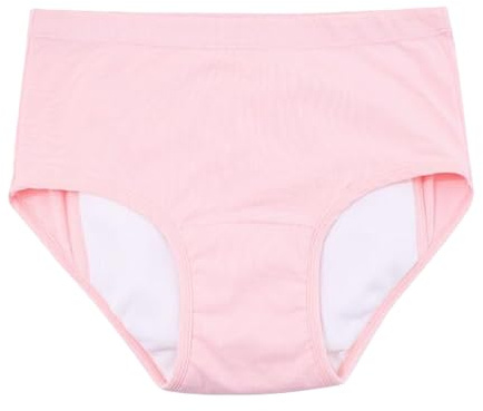 GJXWD Intima per Incontinenza Urinaria Femminile, Lavabile Mutandine Assorbenti per Incontinenza Moderata/Grave Donna, Comodo Slip in Cotone Anti-perditaPink,M