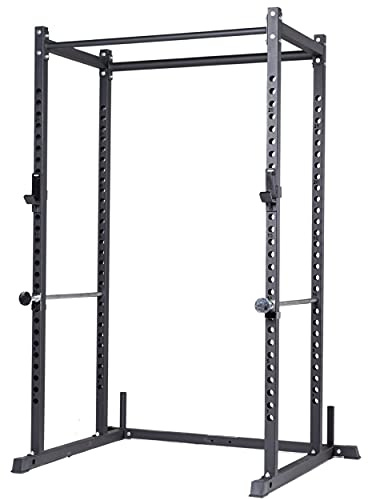 REP Fitness PR-1100 Power Rack Home Gym System, Compact Squat Cage with Multi-Grip Pull Up Bar, Adjustable, Rack Only