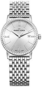 Maurice Lacroix Damen Analog Quarz Uhr mit Edelstahl Armband EL1094-SD502-110-1