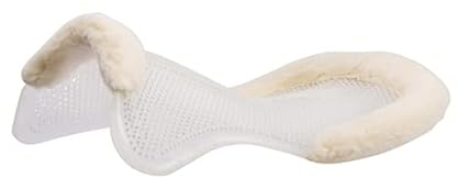 Acavallo Therapeutic Gel Pad Eco-Wool Just Gel, Größe:L, Farbe/Fellfarbe:transparent/White