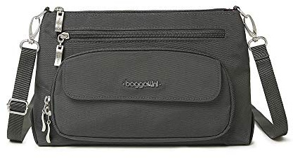Baggallini Women's Original Everyday Bag, Charcoal, One Size US