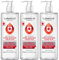 80% Alcohol Hand Sanitiser Rub - 3x 500ml - Kills 99% Bacteria, Germs - Sanitizer