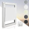 Home-Vision® Premium Doppelplissee Wabenplissee ohne Bohren mit Klemmfix (Weiß-Weiß, B130cm x H120cm) Modern Klemmfix Blickdicht Plissee Sonnenschutz Hitzeschutz Jalousie für Fenster Thermo