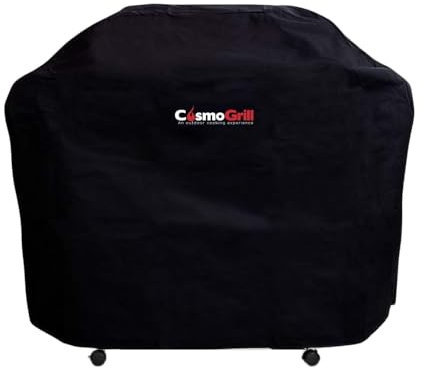 CosmoGrill Platinum Large BBQ Cover: Waterproof Heavy Duty with Anti-UV Protection Barbecue Covers, 600D Oxford Fabric Cloth, 2 Year Warranty, Adjustable Straps, Made for Platinum 6+2