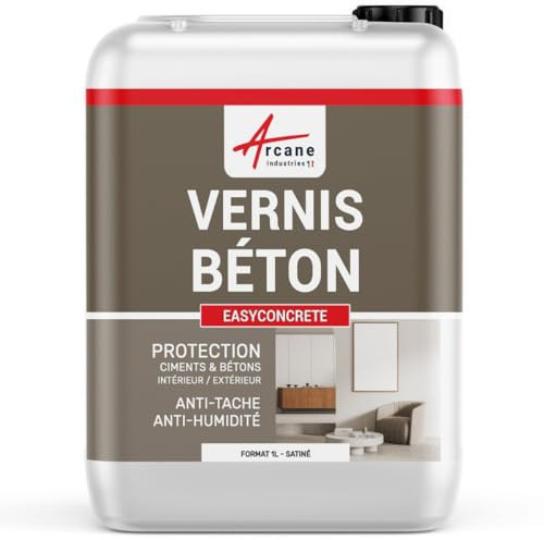 Vernis béton extérieur/intérieur, vritificateur - 1 L - ARCANE INDUSTRIES