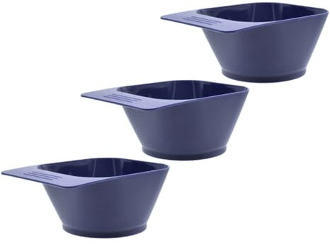 VALICLUD 3piezas Cuenco Para Tinte Cabello Unidades Mezclador De Bol Para Teñir El Cabello Bol Para Tinte Para Peluquería y