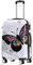 BEIBYE Reisekoffer Hartschalen Hardcase Trolley TSA-TSA-Schloss Polycarbonat (Butterfly, 4er Set(XL+L+M+S))