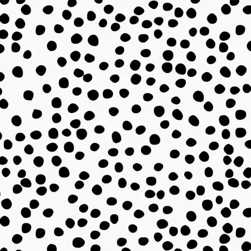 Jeweluck Peel and Stick Wallpaper Polka Dot Wallpaper 17.7” x 118.1”