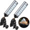 Meonum 2 Pack BBQ Grill Light Compatible with Blackstone Griddle for Outdoor Grill, Gifts for Men Dad Husband, Battery Operated Barbecue Lights with 360 Degrees Adjustable C Shape Clamp