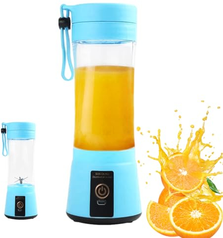 Onlynery Taza exprimidora, Botella mezcladora de Frutas,Licuadora eléctrica exprimidora portátil de 400 ml - Mezclador para Beber Jugo de pequeños electrodomésticos de COC para Zanahoria, Pitaya,