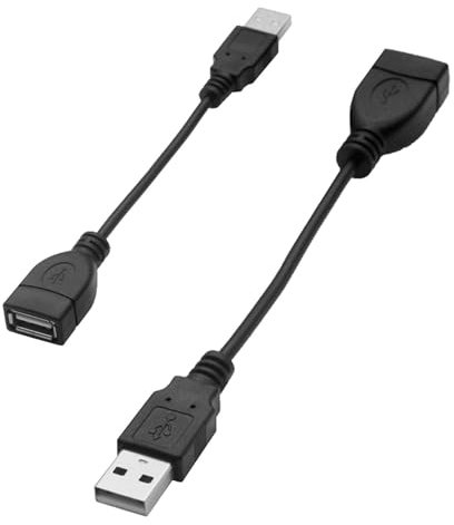 Cable USB 2.0 Macho a Hembra - Extensión de Longitud Múltiple para Cámara Web, Auriculares VR, Impresora, Disco Duro y Más