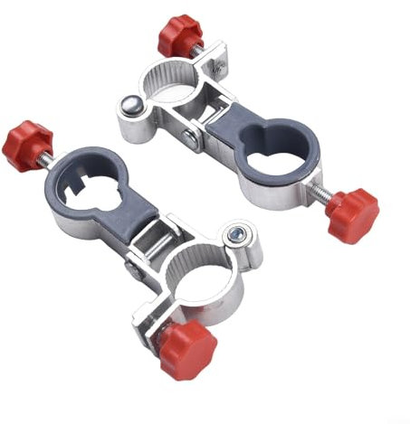 Lot de 2 porte-parapluies réglables à clipser pour chaises de jardin et de plage (pliable)