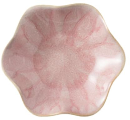 UxicRuya Coupelle à Bijoux Repose-cuillère Bol à Clés Plat à Babioles Porte-Anneaux Multifonctionnelle en Céramique Adaptée Au Rangement sur Une Commode et Un, Rose