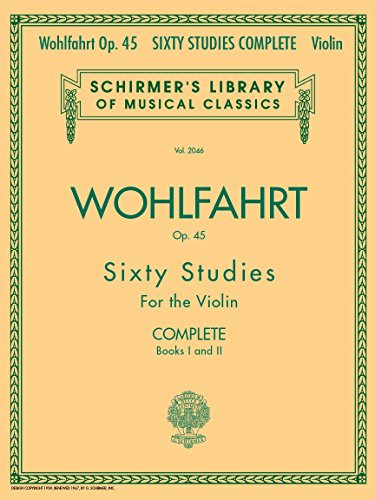 Franz Wohlfahrt - 60 Studies, Op. 45 Complete: Books 1 and 2: 2046