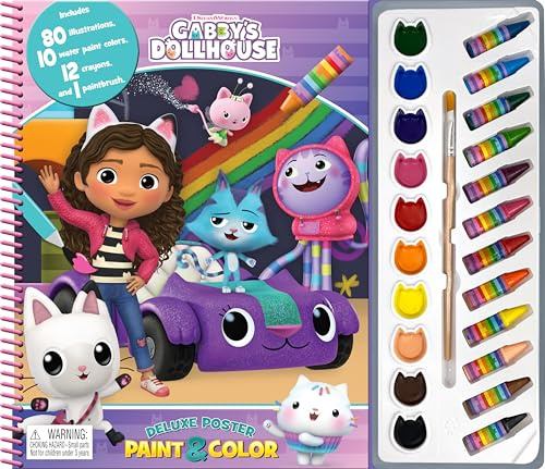 Gabby's Dollhouse Universal Deluxe Poster Paint & Color