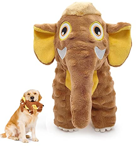 Letsmeet Dog Toys Durable Squeaky Plush Dog Toy for Puppy Teething Dog Chew Toys for Small, Middle, Large Dogs
